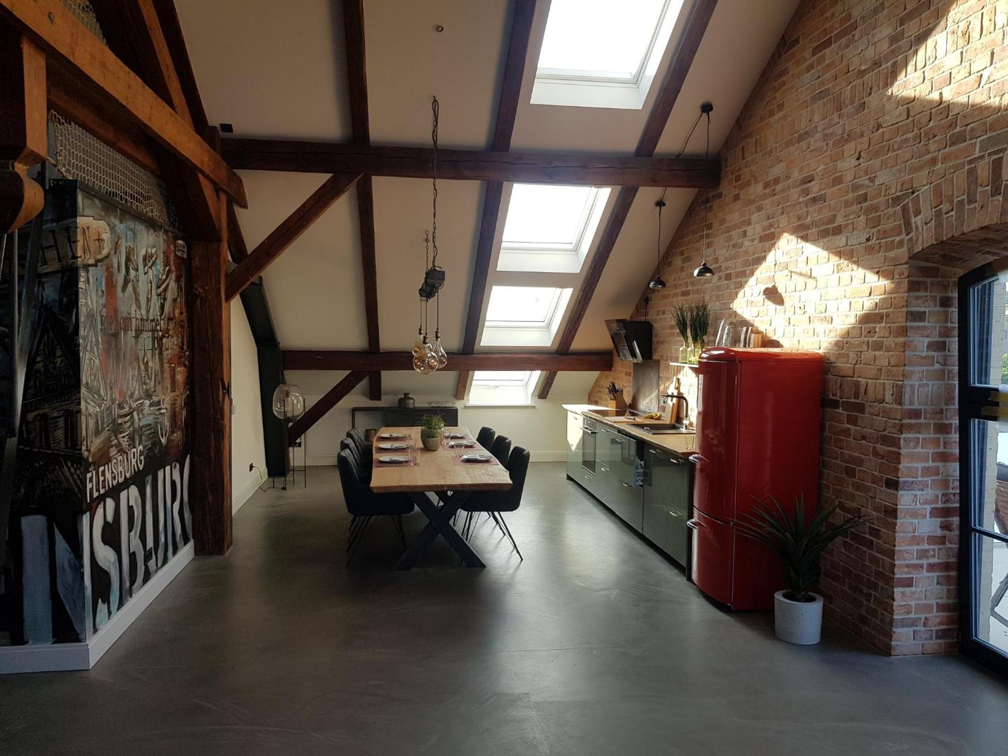 Penthouse Am Alten Zeughaus Flensburgo Esterno foto